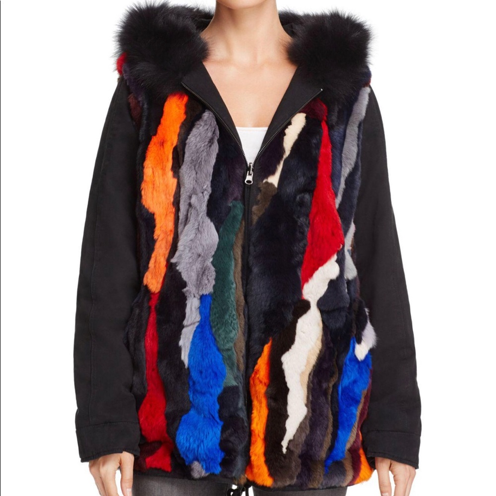 Aqua Reversible Anorak Jacket